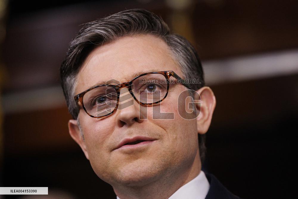 Mike Johnson and House Republican Leadership Hold Press Conference