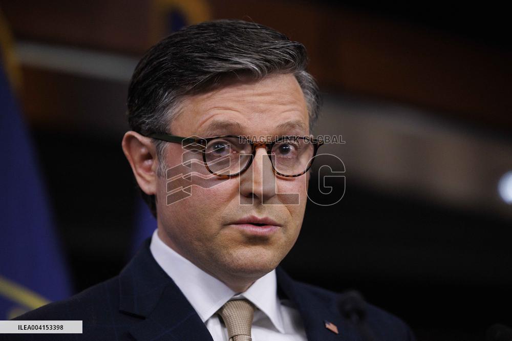 Mike Johnson and House Republican Leadership Hold Press Conference