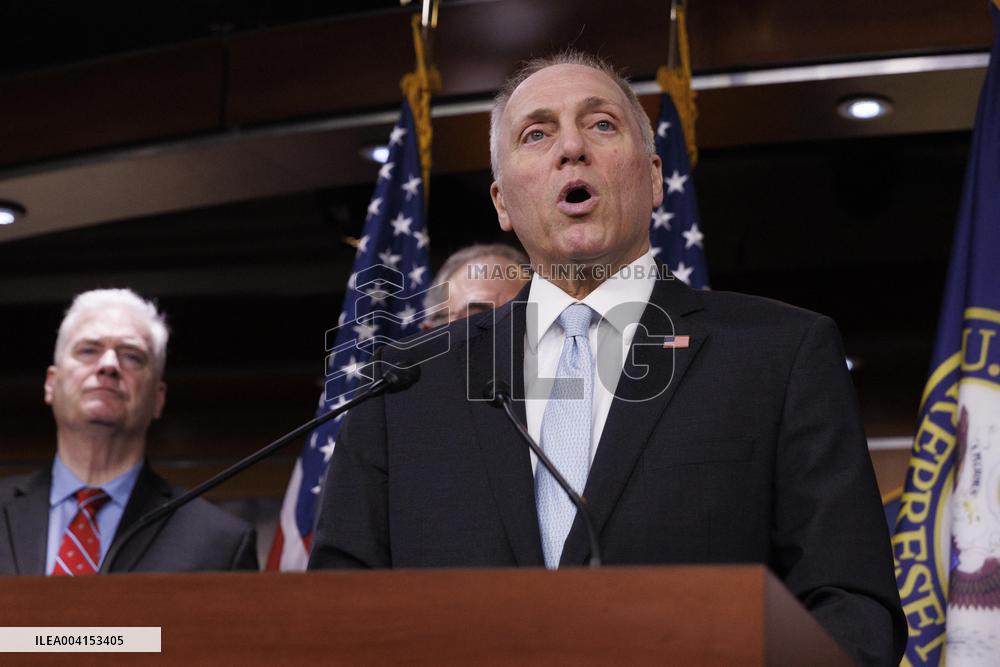 Mike Johnson and House Republican Leadership Hold Press Conference