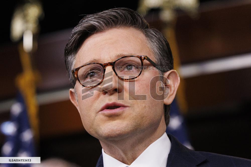 Mike Johnson and House Republican Leadership Hold Press Conference