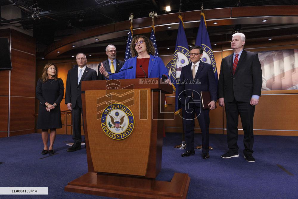Mike Johnson and House Republican Leadership Hold Press Conference