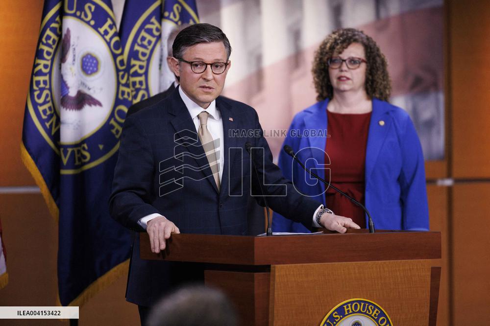 Mike Johnson and House Republican Leadership Hold Press Conference