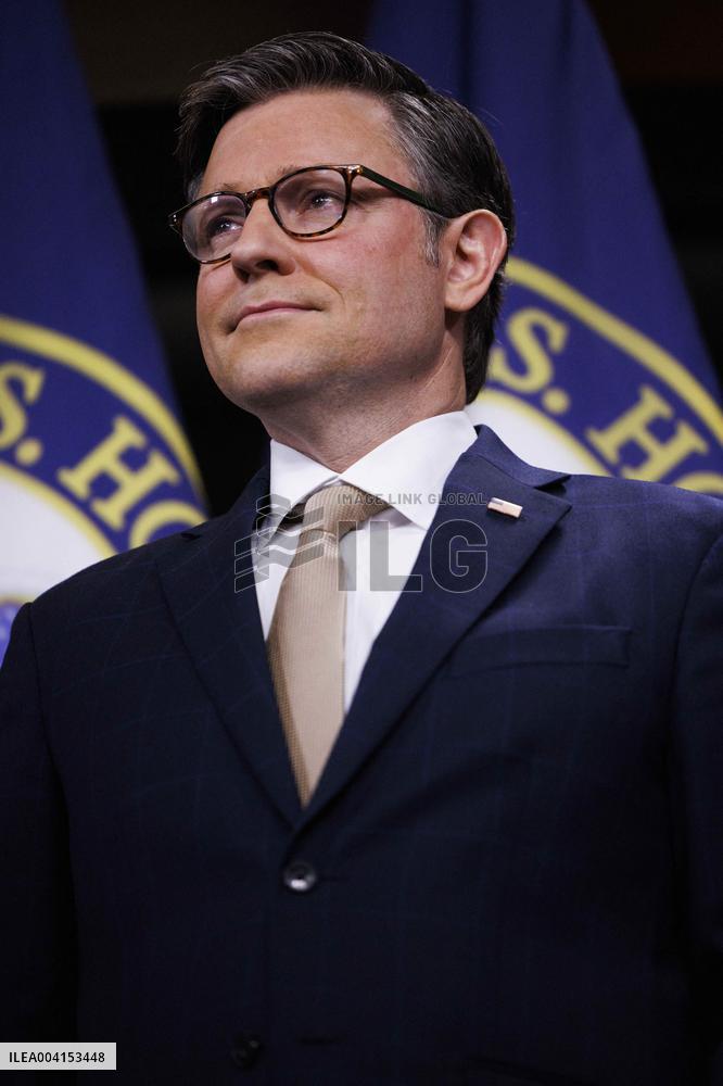 Mike Johnson and House Republican Leadership Hold Press Conference