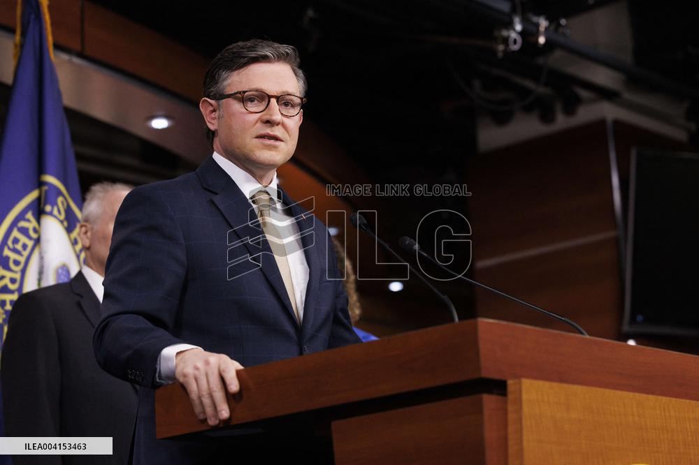 Mike Johnson and House Republican Leadership Hold Press Conference