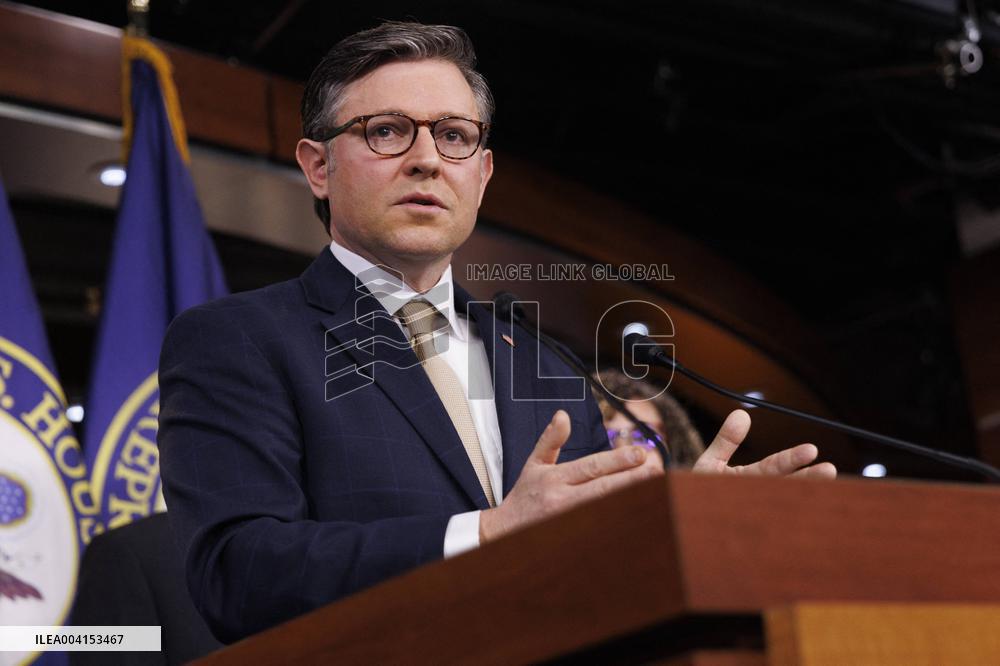 Mike Johnson and House Republican Leadership Hold Press Conference