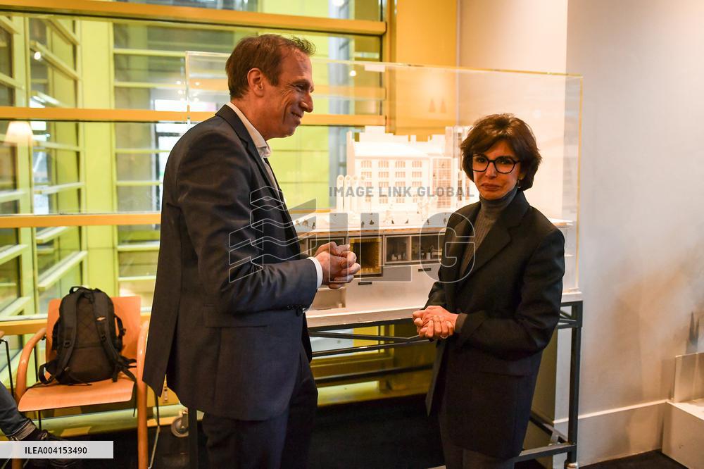 Rachida Dati visits Institute for Music Research and Coordination in Paris FA