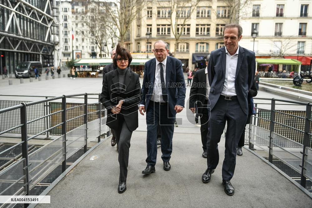 Rachida Dati visits Institute for Music Research and Coordination in Paris FA