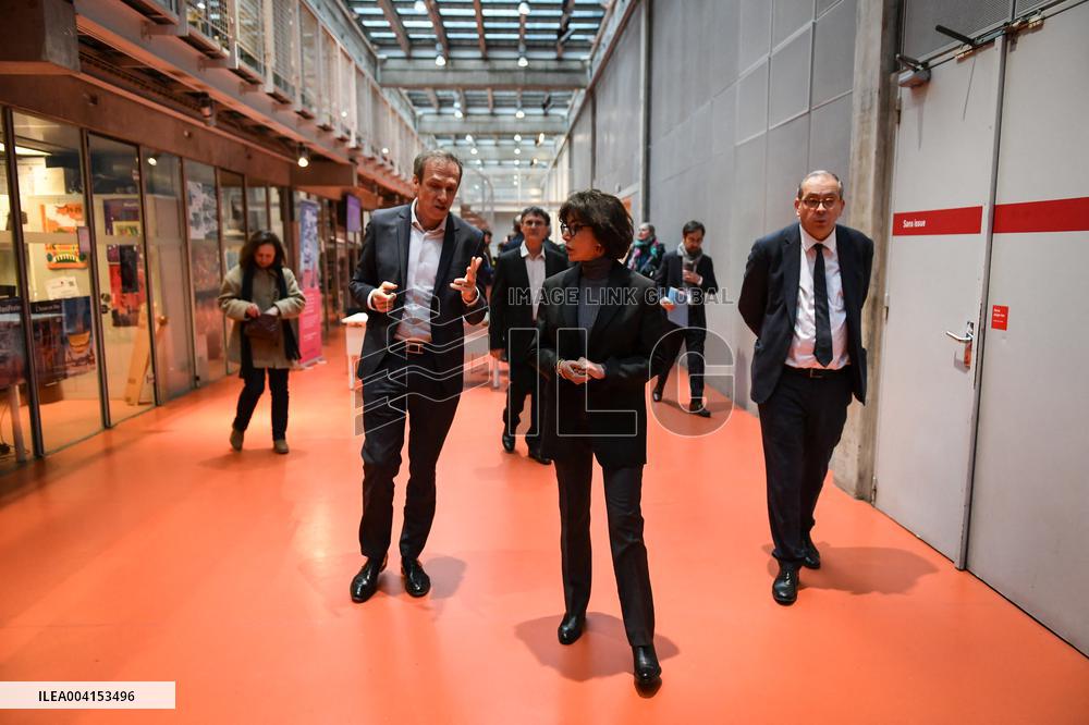 Rachida Dati visits Institute for Music Research and Coordination in Paris FA