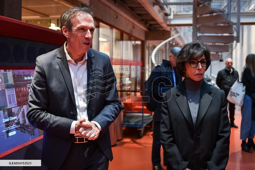 Rachida Dati visits Institute for Music Research and Coordination in Paris FA