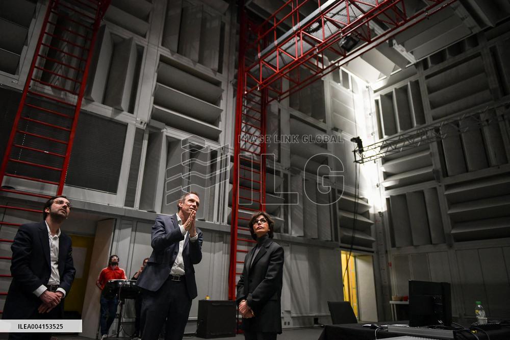 Rachida Dati visits Institute for Music Research and Coordination in Paris FA