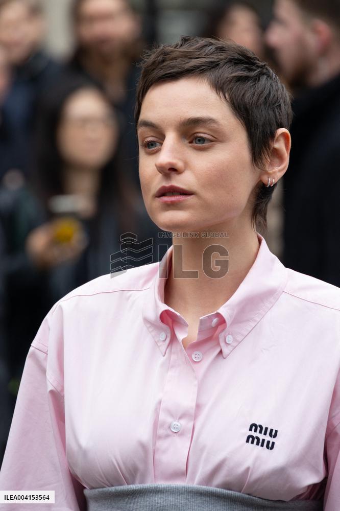 PFW - Miu Miu PAP - Arrivals NB