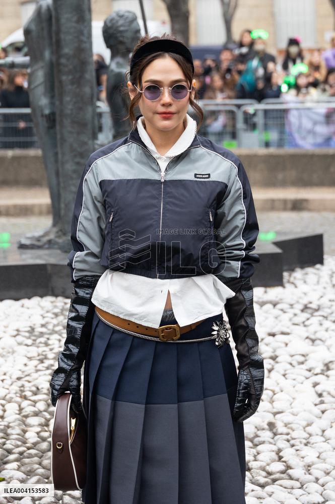 PFW - Miu Miu PAP - Arrivals NB