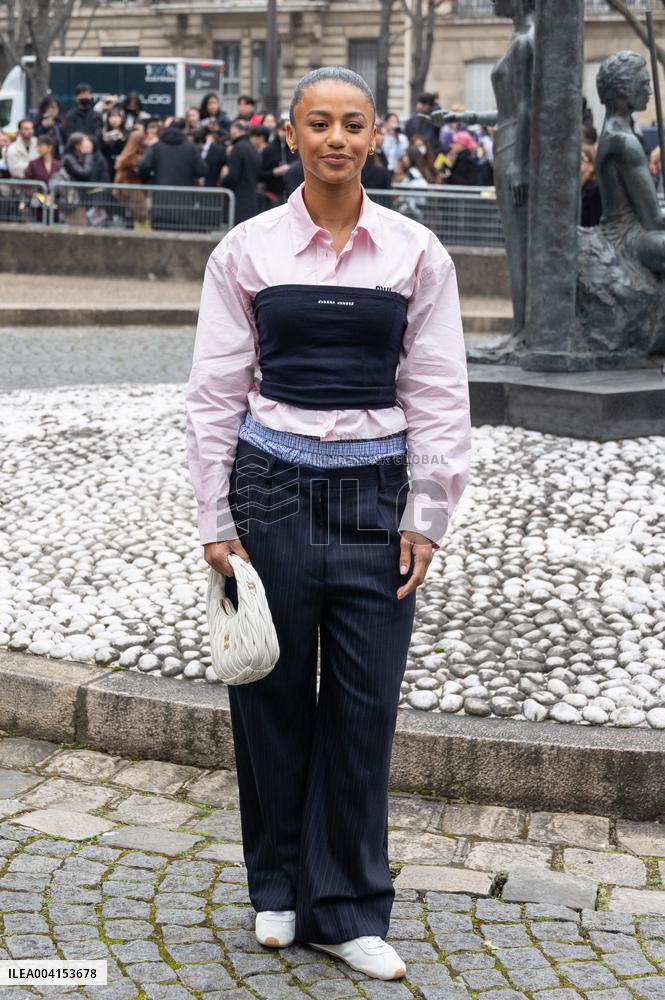 PFW - Miu Miu PAP - Arrivals NB