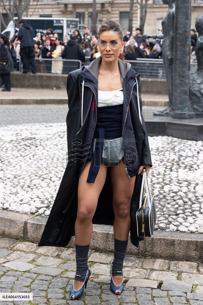 PFW - Miu Miu PAP - Arrivals NB