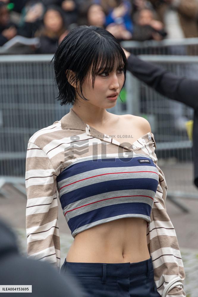 PFW - Miu Miu PAP - Arrivals NB