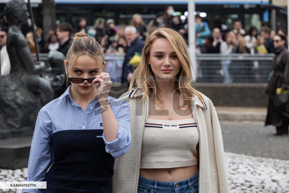 PFW - Miu Miu PAP - Arrivals NB