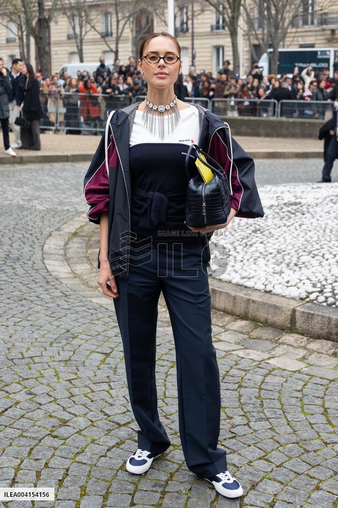 PFW - Miu Miu PAP - Arrivals NB
