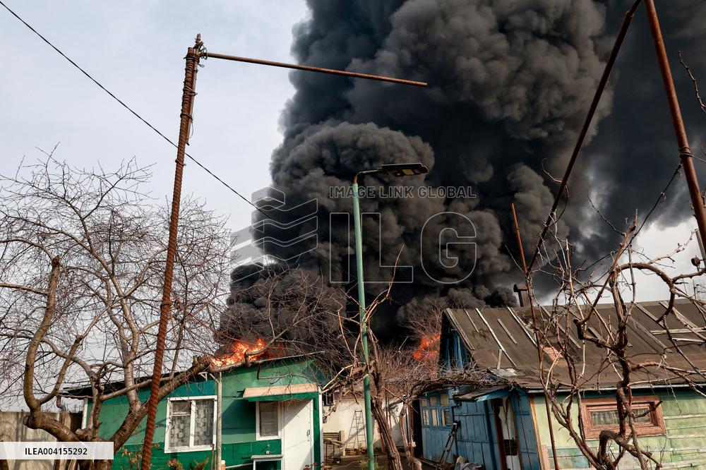 Russia strikes Odesa with Shaheds