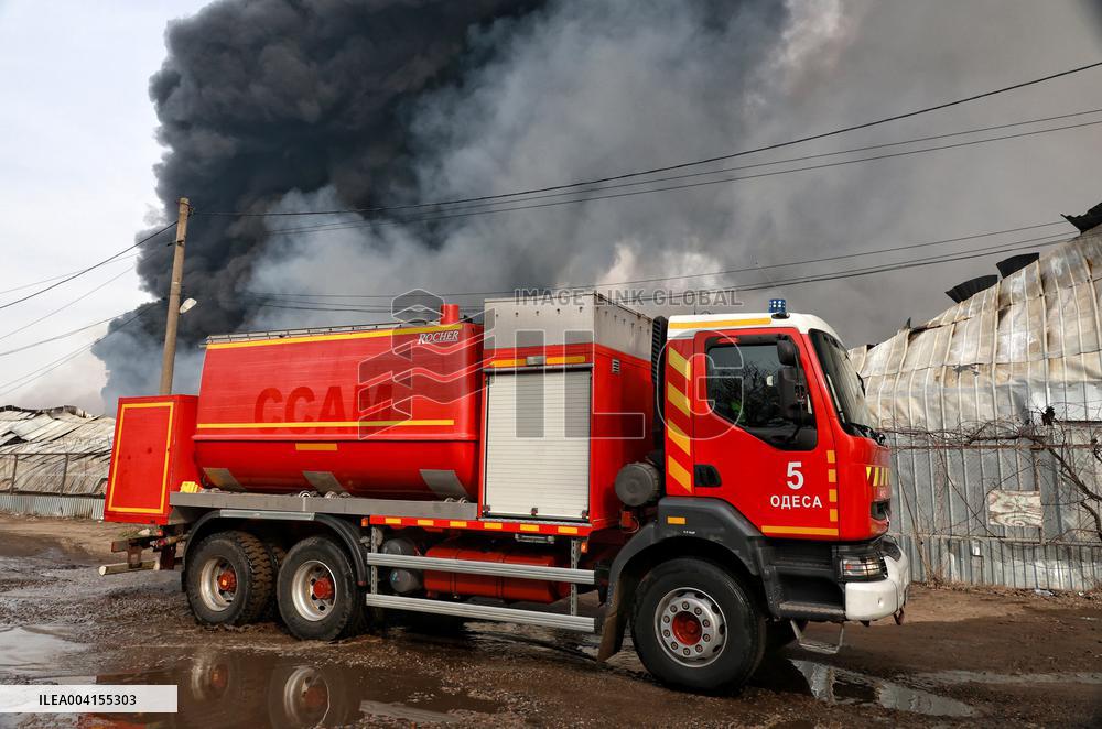 Russia strikes Odesa with Shaheds