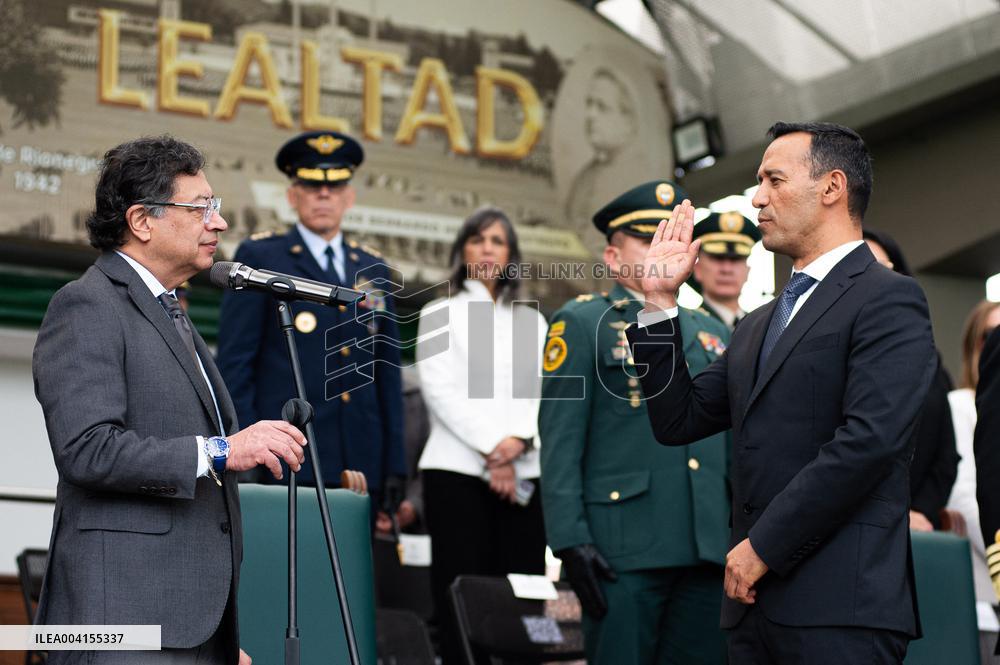 The Government of Colombia Sets Retired Air force General Pedro Sanchez as Minister of Defense
