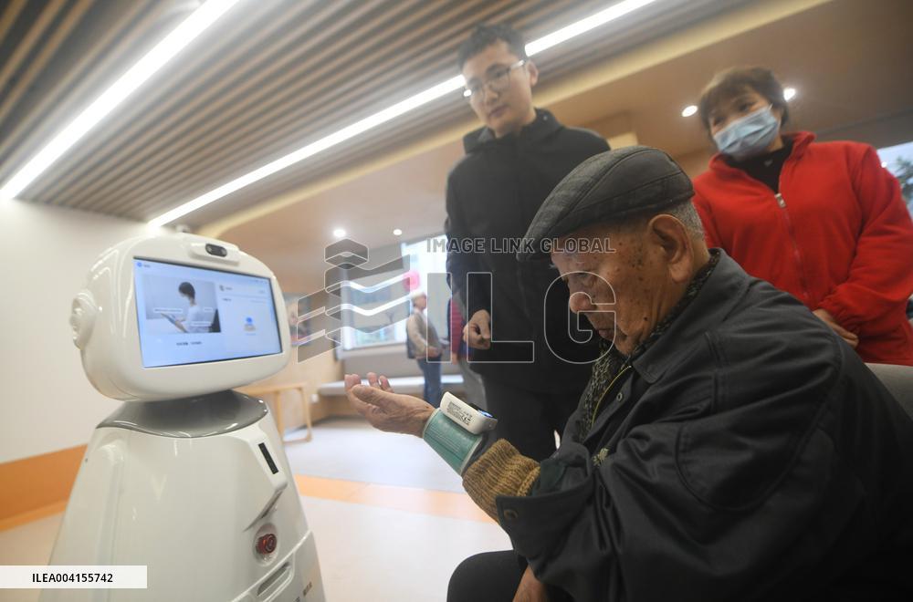 AI Large Model Elderly Care Robot in Hangzhou