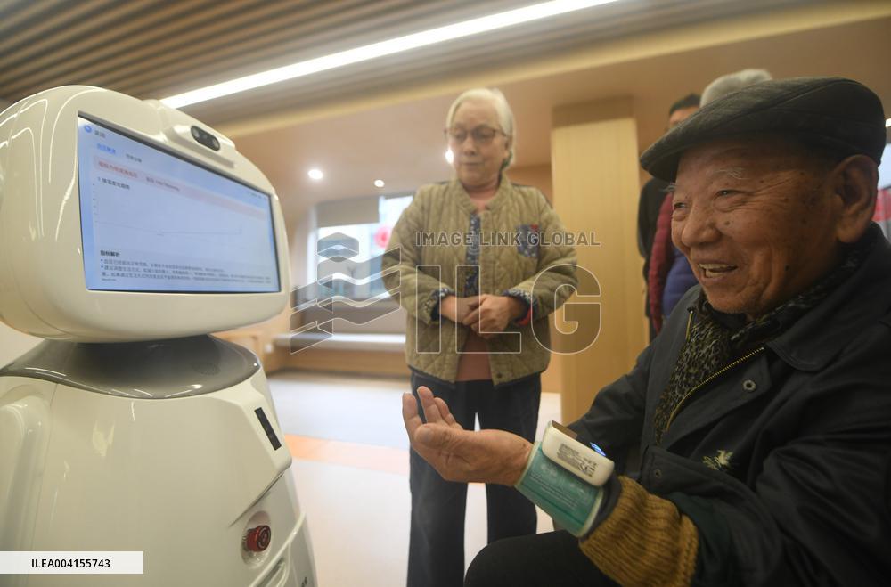AI Large Model Elderly Care Robot in Hangzhou