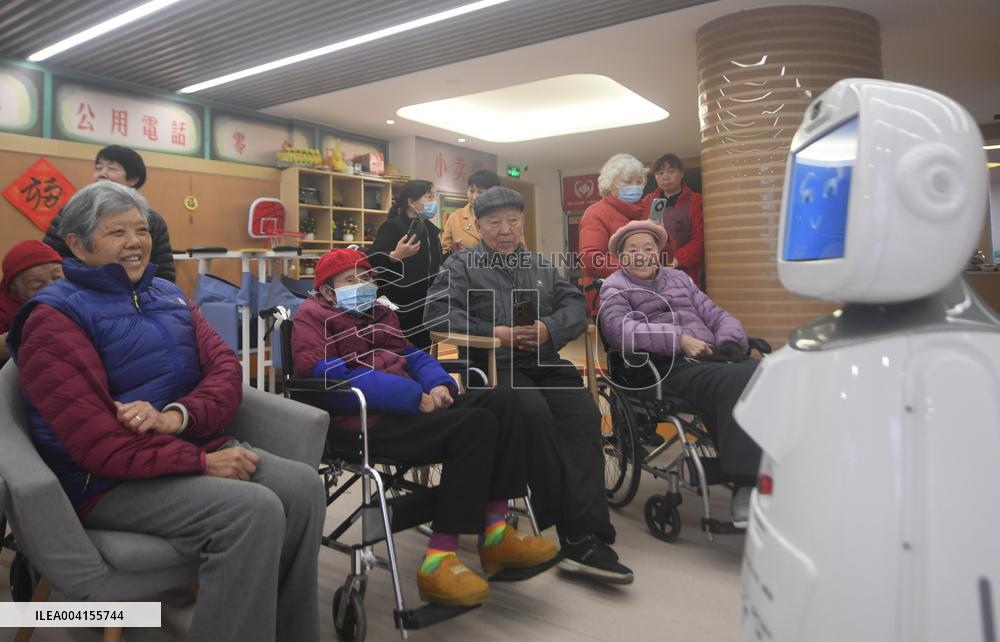 AI Large Model Elderly Care Robot in Hangzhou