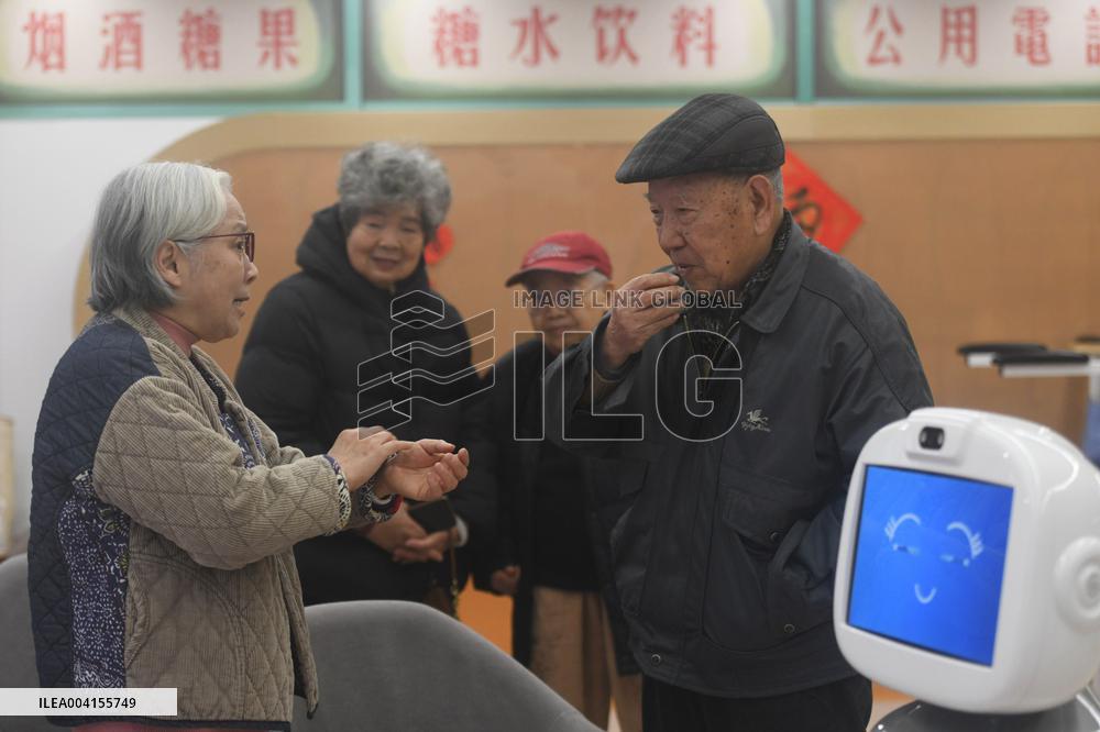 AI Large Model Elderly Care Robot in Hangzhou
