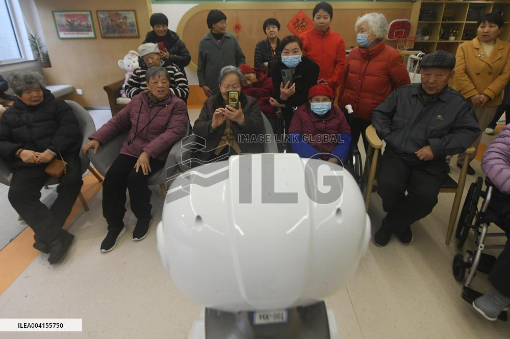 AI Large Model Elderly Care Robot in Hangzhou