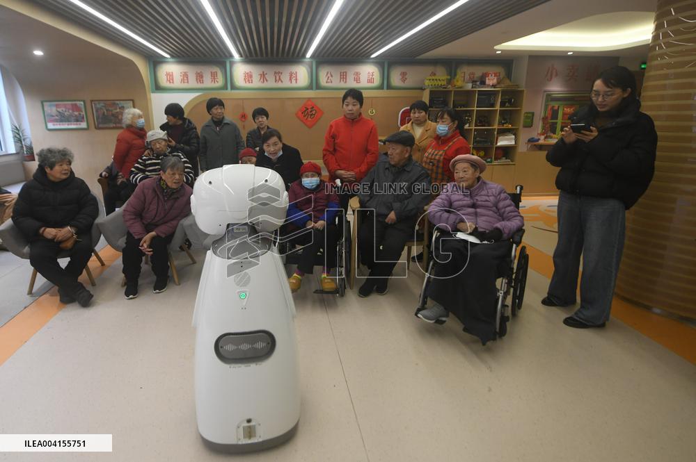 AI Large Model Elderly Care Robot in Hangzhou