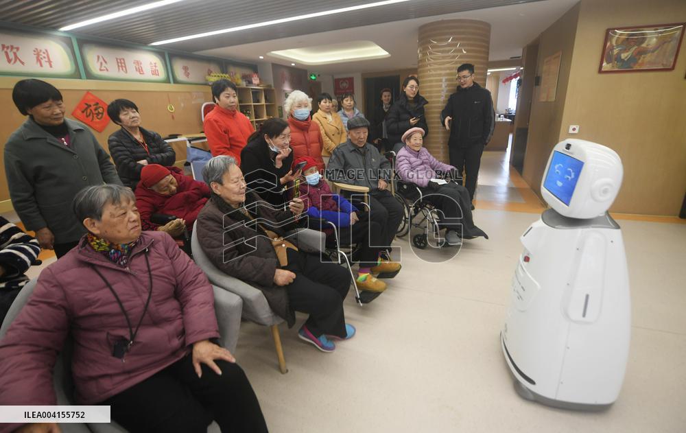 AI Large Model Elderly Care Robot in Hangzhou