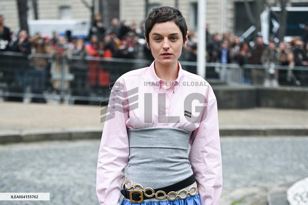 PFW Miu Miu Arrivals
