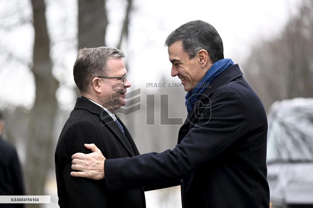 Pääministeri Orpo ja Espanjan pääministeri Sanchez tapaavat Helsingissä, kuvausmahdollisuus ja tiedotustilaisuus