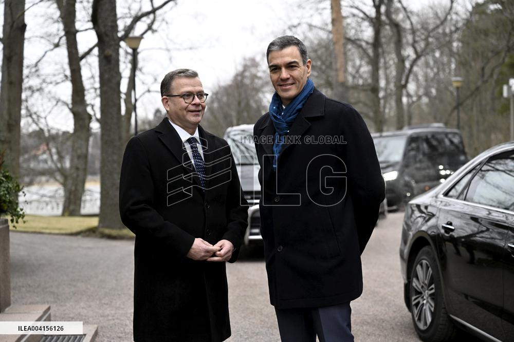 Pääministeri Orpo ja Espanjan pääministeri Sanchez tapaavat Helsingissä, kuvausmahdollisuus ja tiedotustilaisuus