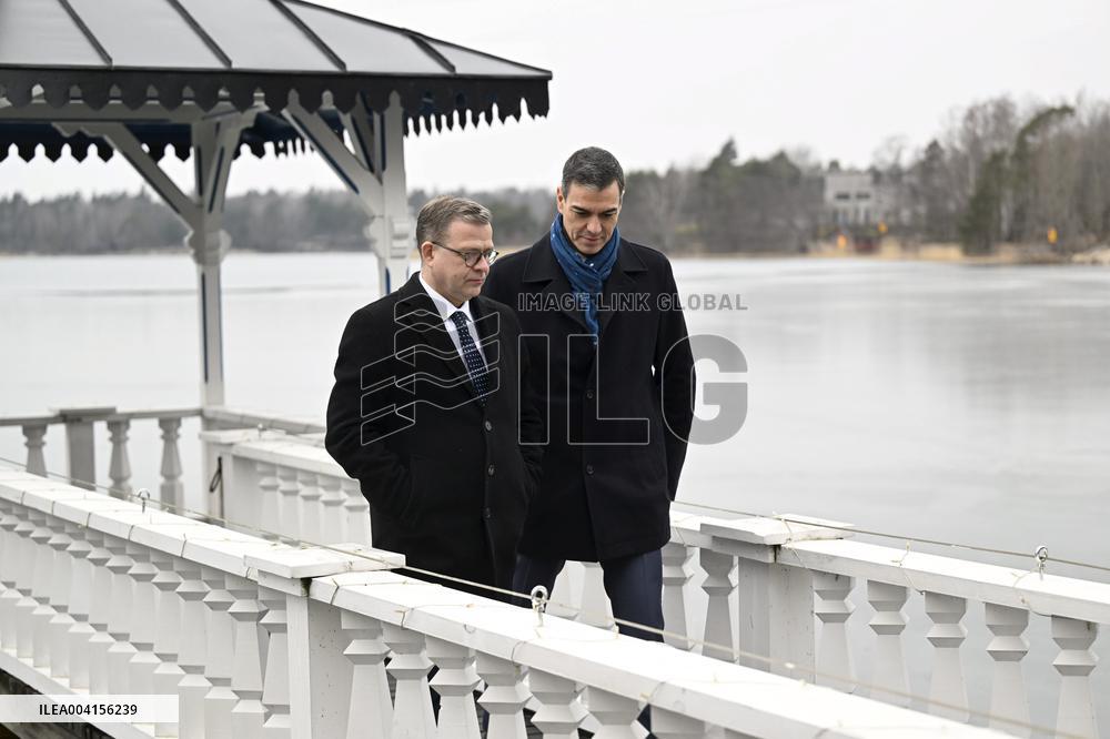 Pääministeri Orpo ja Espanjan pääministeri Sanchez tapaavat Helsingissä, kuvausmahdollisuus ja tiedotustilaisuus