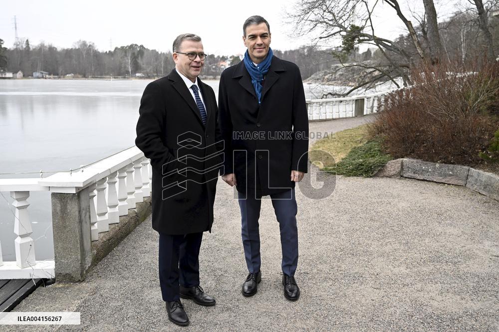 Pääministeri Orpo ja Espanjan pääministeri Sanchez tapaavat Helsingissä, kuvausmahdollisuus ja tiedotustilaisuus