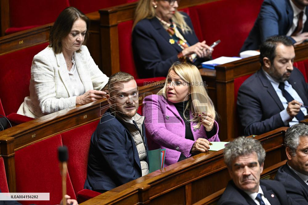 Questions Time At National Assembly - Paris