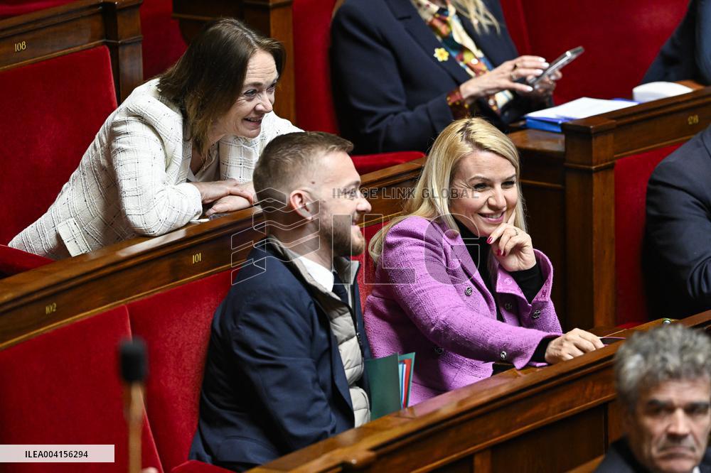 Questions Time At National Assembly - Paris