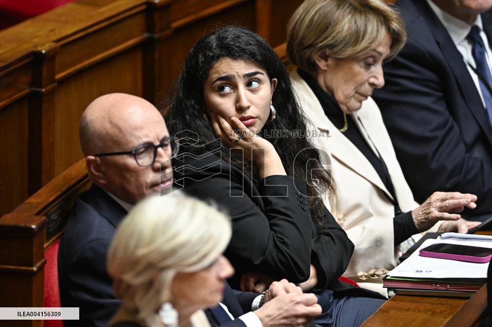 Questions Time At National Assembly - Paris