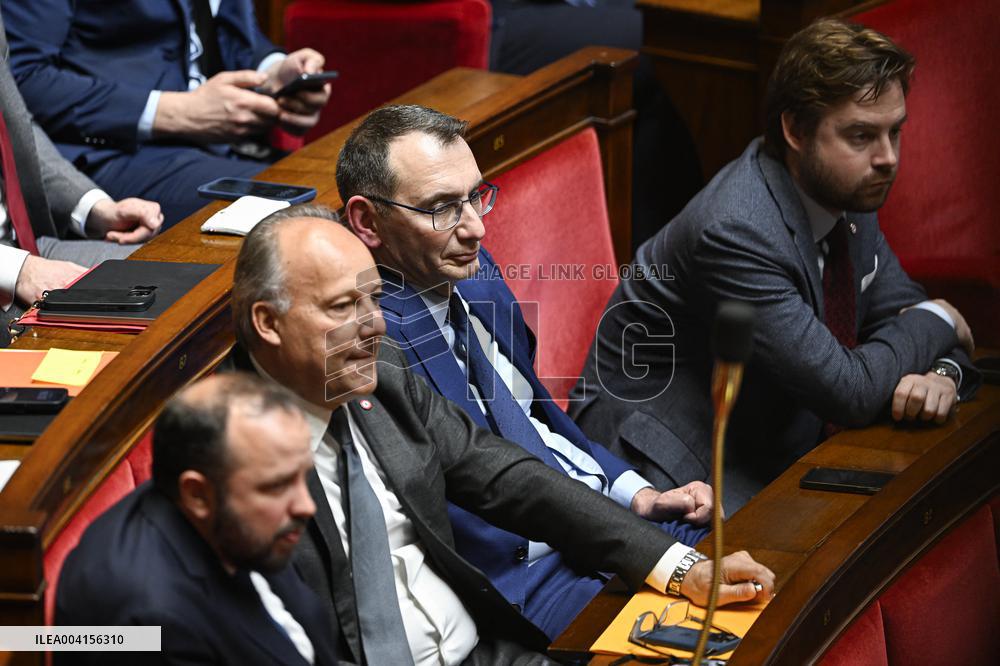 Questions Time At National Assembly - Paris