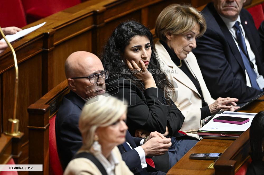 Questions Time At National Assembly - Paris