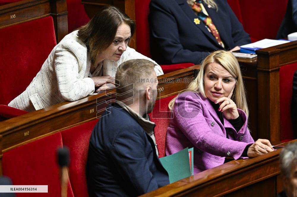 Questions Time At National Assembly - Paris