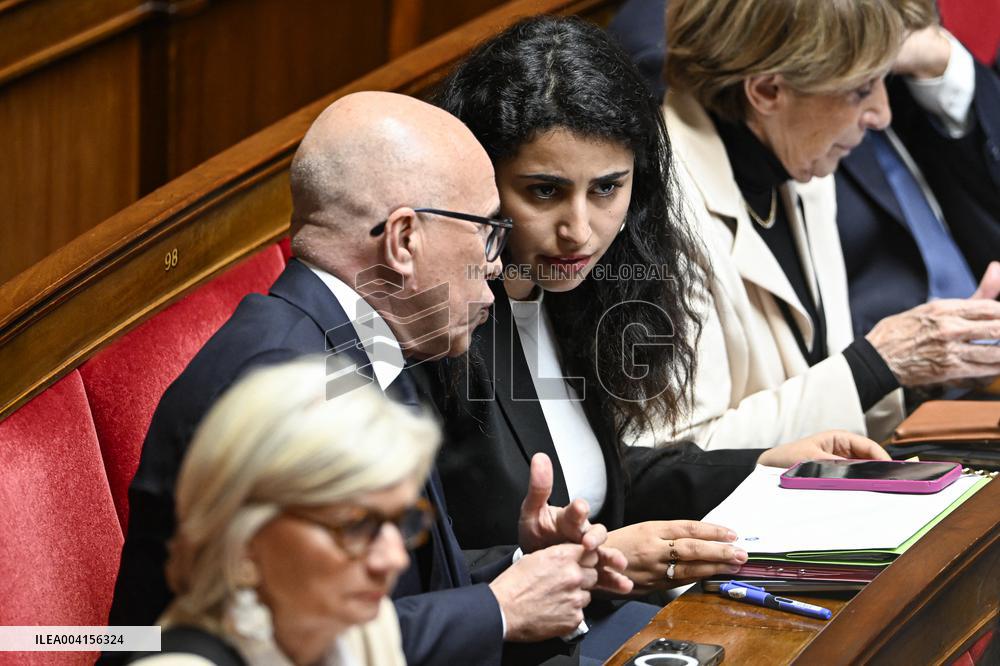 Questions Time At National Assembly - Paris