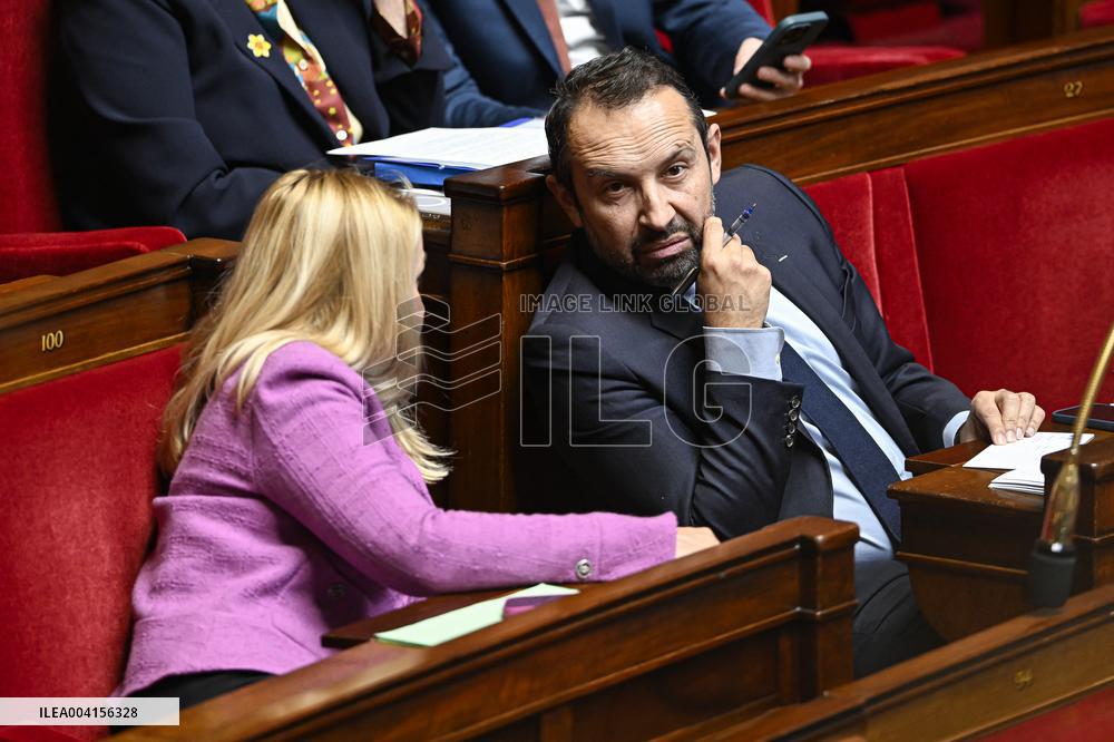 Questions Time At National Assembly - Paris