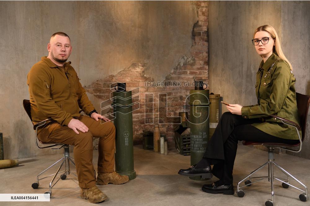 Pavlo Palisa appears on Ukrinforms Commanders of Our Victory programme