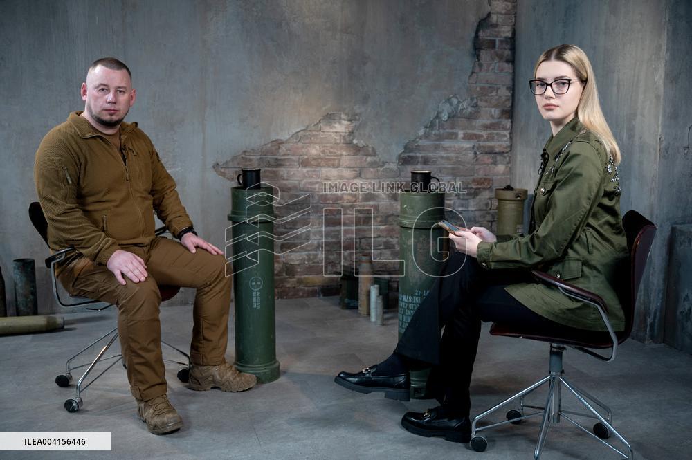 Pavlo Palisa appears on Ukrinforms Commanders of Our Victory programme