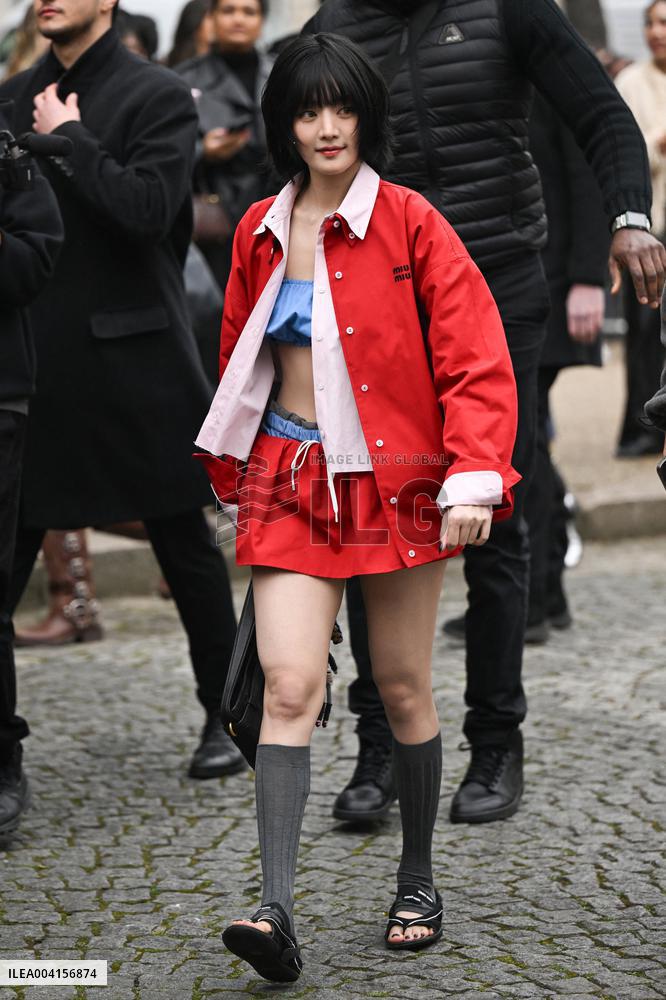 PFW Miu Miu Arrivals