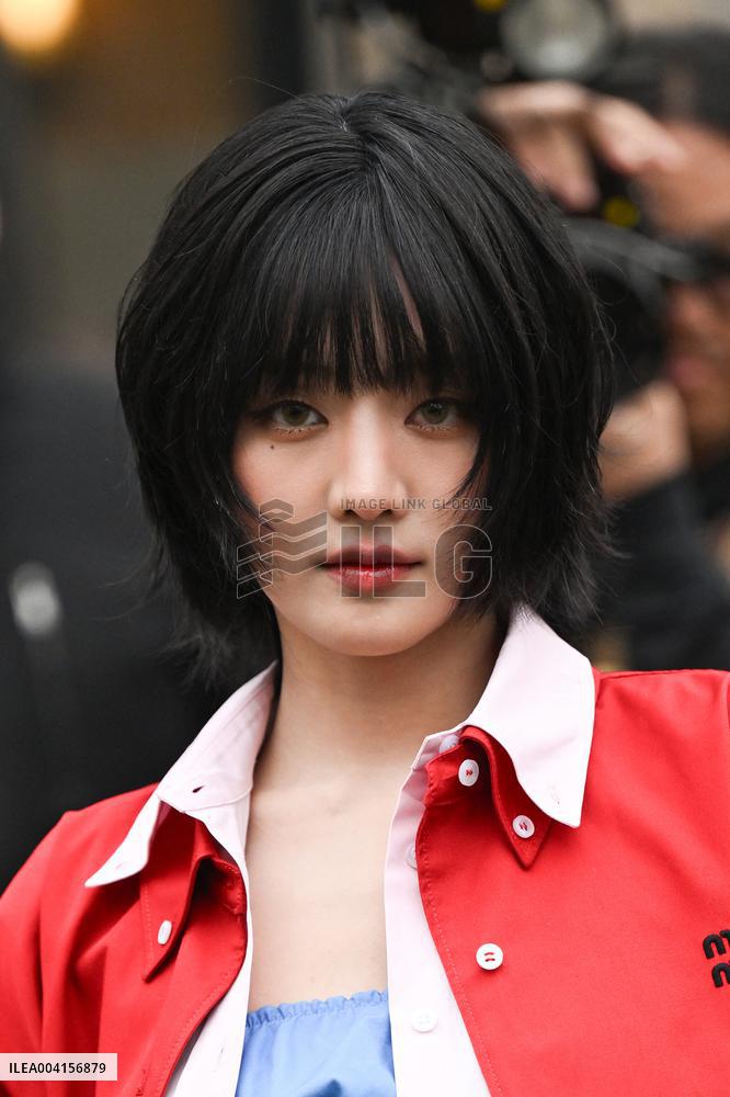 PFW Miu Miu Arrivals