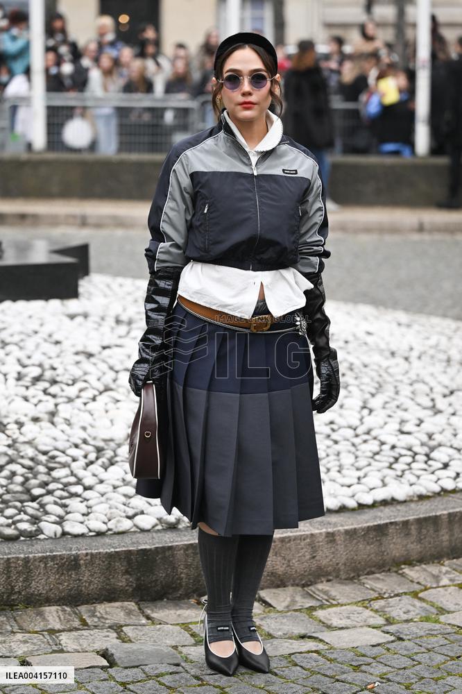 PFW Miu Miu Arrivals