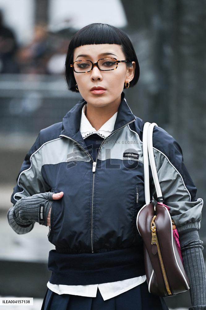 PFW Miu Miu Arrivals